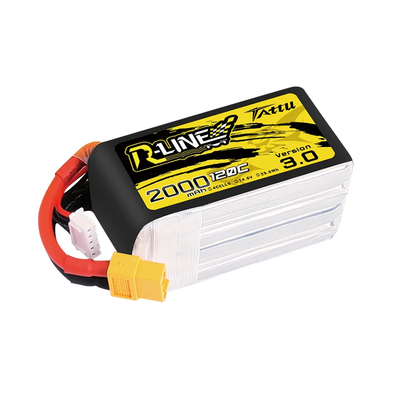 Татту R-line Rline версия 120C V3 3,0 1300/1550/1800/2000 мА/ч, 4S 14,8 V Lipo Батарея XT60 разъем для небольшой гоночный Дрон с видом от первого лица Квадрокоптер с дистанционным управлением