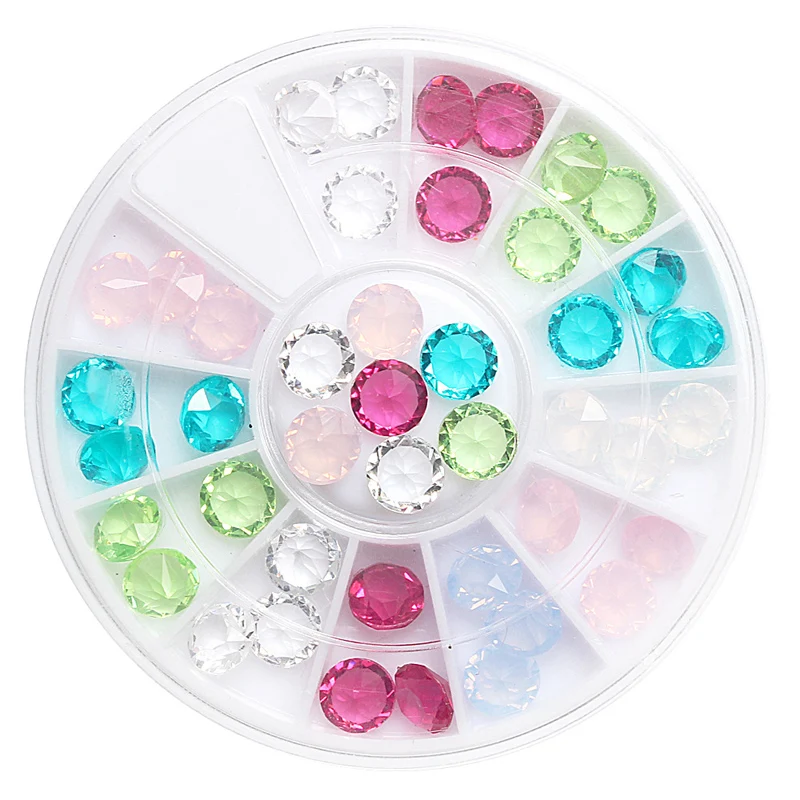 Украшения для дизайна ногтей сверкающие камни из смолы сделай сам наконечники