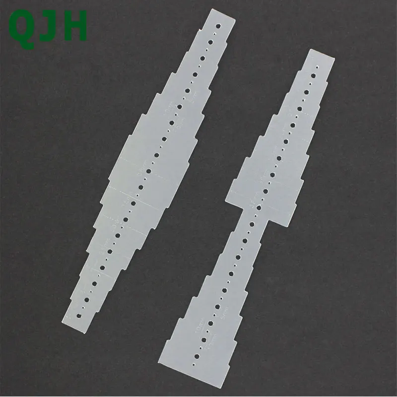 

Handmade Leather Craft Belt Strap Hole Stencil Template DIY Strap Belt Hole Fixer Stencil Strap Hole Position Positioning Module