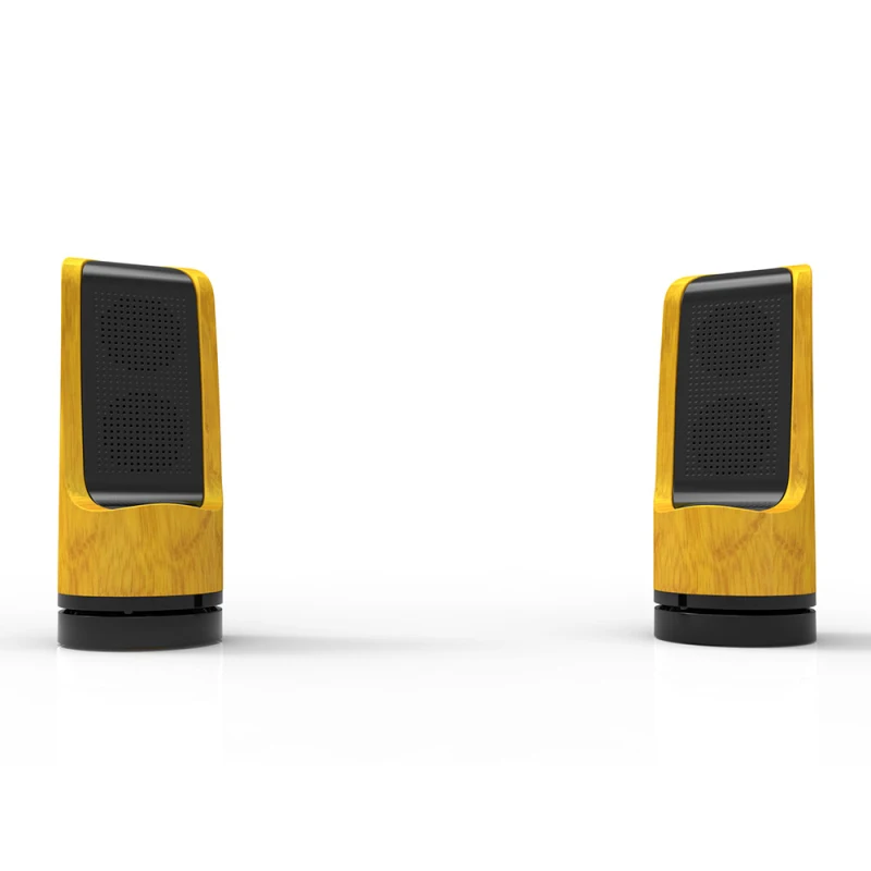 CYBORIS Bamboo ночник Bluetooth динамик с 3 регулируемая светодиодная лампа AUX-in/TWS поддерживается для дома АУДИО вечерние спальни 2 шт