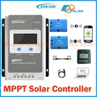 Контроллер заряда солнечной батареи MPPT трассировщик EPEVER, 40A, 12V2, 4 в, ЖК-дисплей Diaplay EPSolar, датчик температуры, кабель RS485, Tracer4210AN