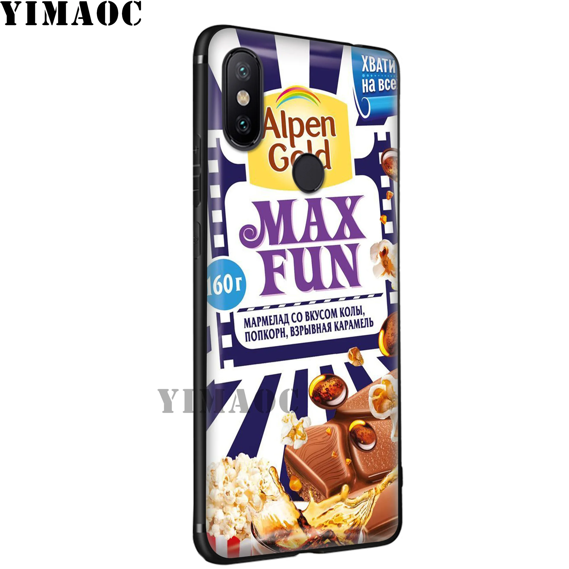 YIMAOC Alpen Wonka Chocolate Bar Soft Silicone Case for Xiaomi Redmi 7A Note 7 6 6A 5 4 4X 4A 5A S2 Plus K20 Pro Lite |