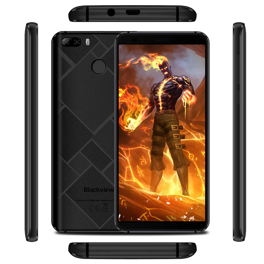 Blackview S6 MT6737 четырехъядерный смартфон с двойной задней камерой 18:9 5 7 &quotHD +