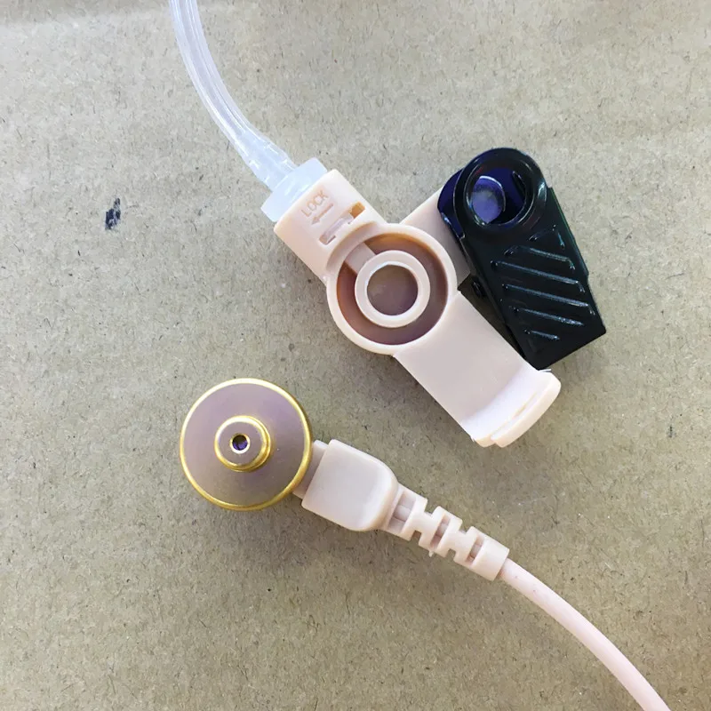 Коричневые длинные большие PTT air tube наушники 2 контакта для motorola gp300 gp88s/2000/88/3188 ep450