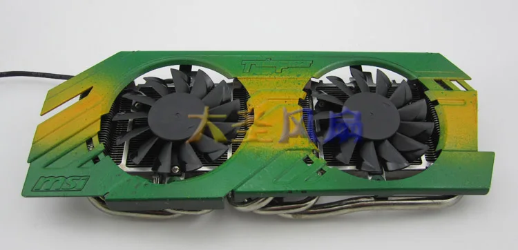 R7870 5 видеокарта с тепловой трубкой для 7850 7870 7950 наружная версия радиатора