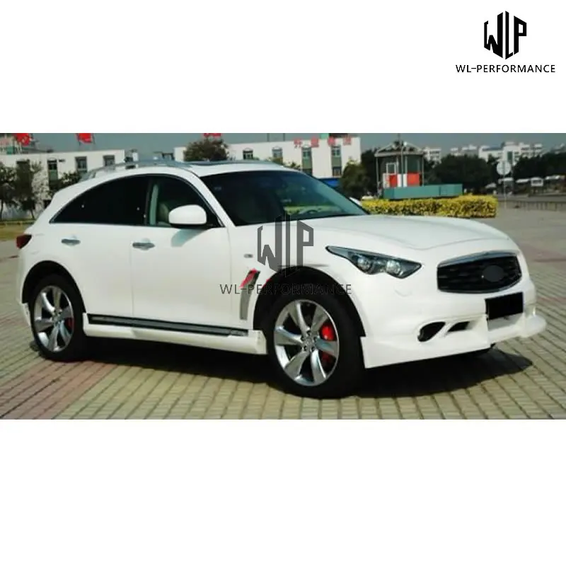 FX35 QX70 Высокое качество PU Неокрашенный автомобильный комплект кузова черный