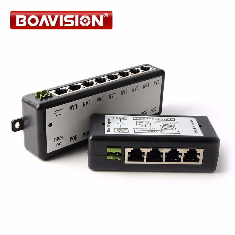 

BOAVISION PCS003-4CH/PCS003-8CH PoE инжектор