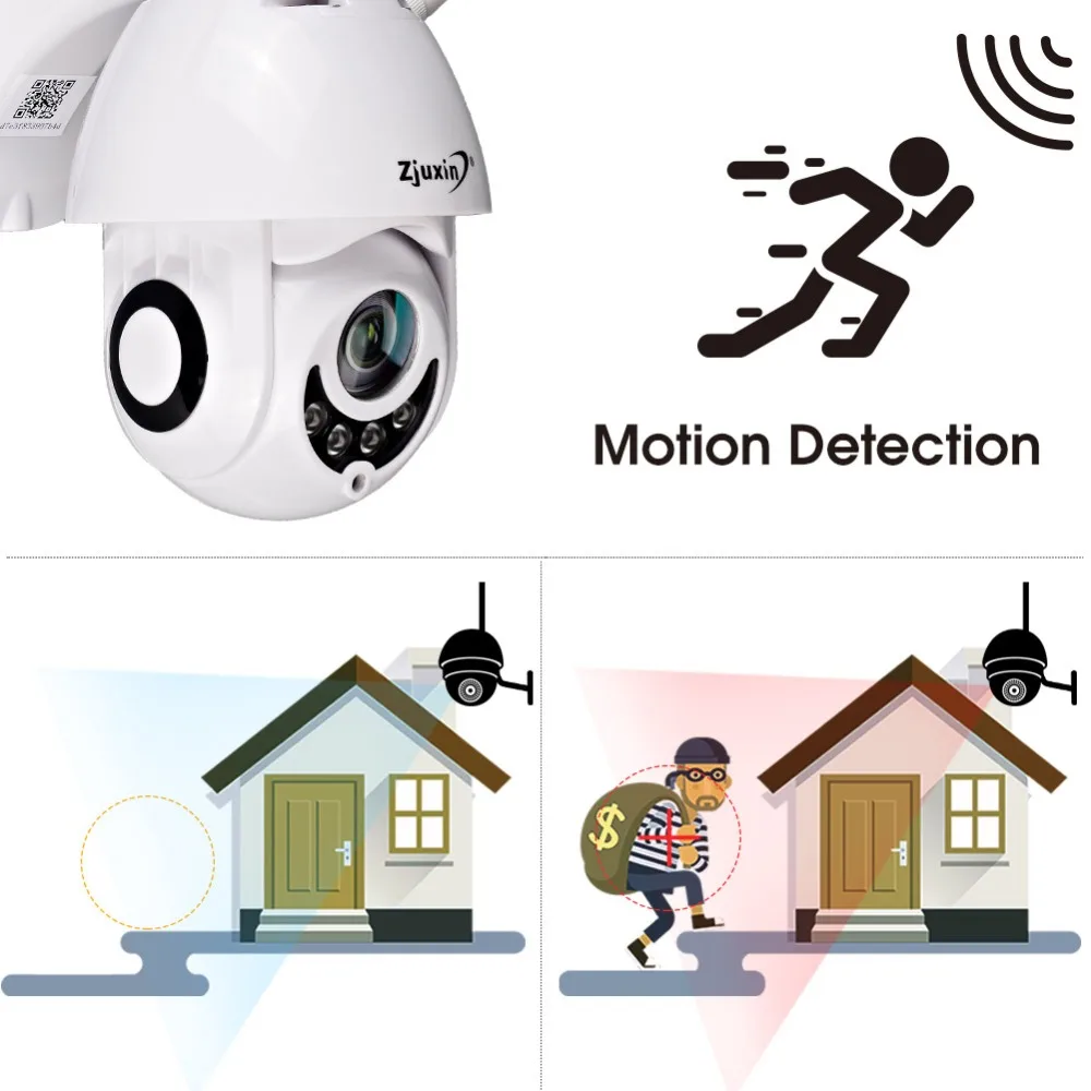 Full HD 1080P WiFi IP камера беспроводная Wi-Fi PTZ наружная скоростная купольная CCTV камера безопасности приложение ICSee поддержка двухстороннее аудио