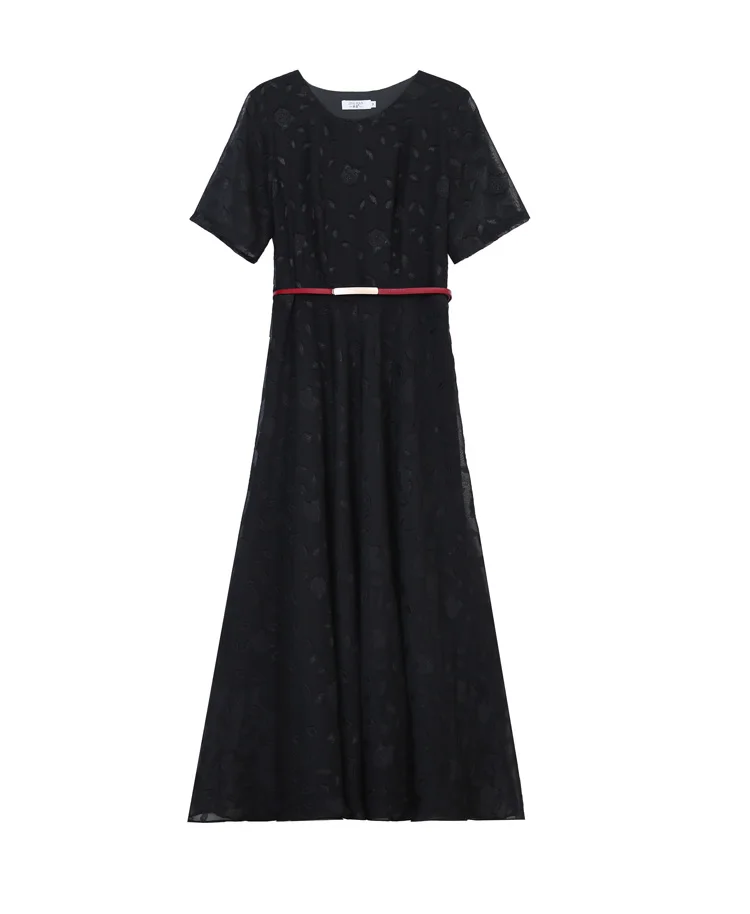 Элегантные однотонные шифоновые платья Boho Сетчатое платье Лето Винтаж 4XL размера плюс черный пляжные макси-сарафан Для женщин Bodycon Вечерние платья