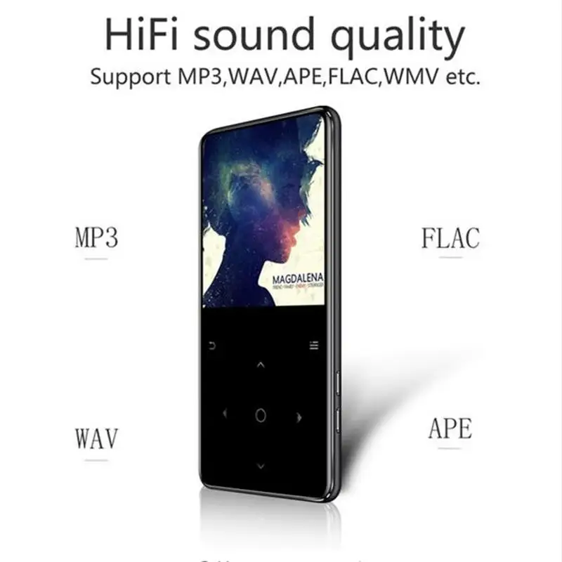 Mp4 плеер с Bluetooth встроенным динамиком 8 ГБ/16 ГБ портативный музыкальный без потерь
