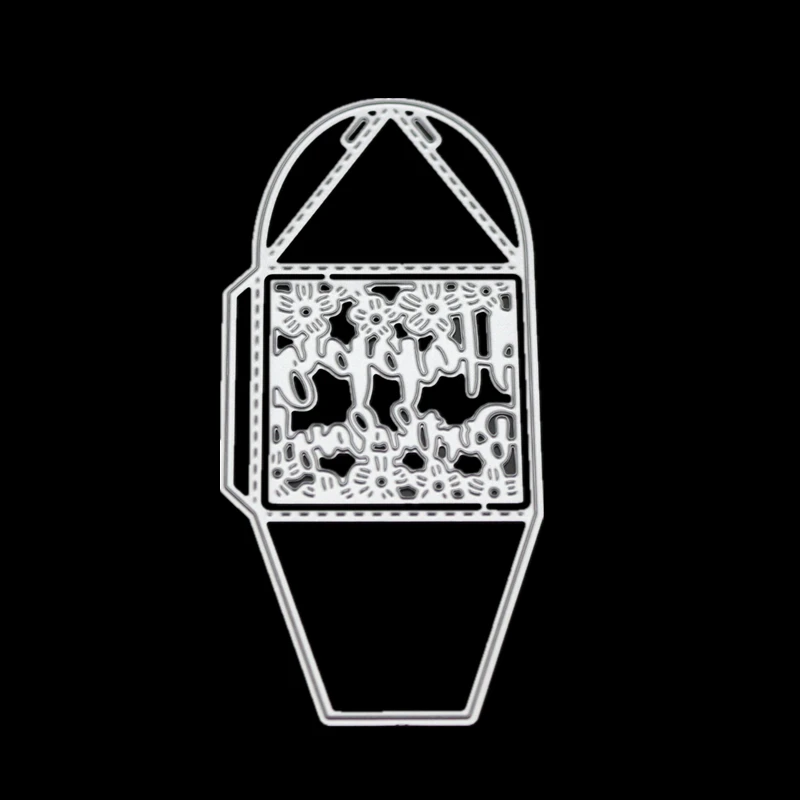 Конфетная коробка 3D металлические режущие штампы для скрапбукинга бумажные карт