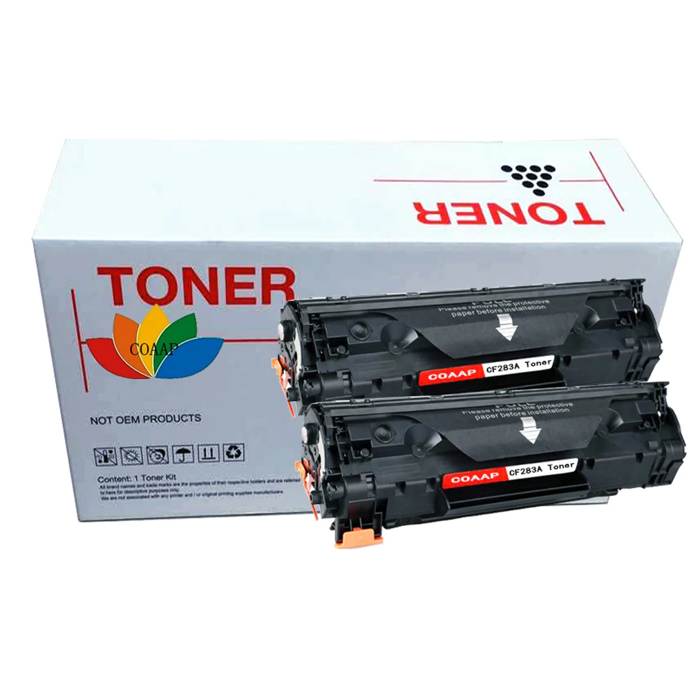 2 упаковки CF283A 283A 83A тонер картридж совместимый с hp Laserjet Pro M127 M127fn M127fw|toner