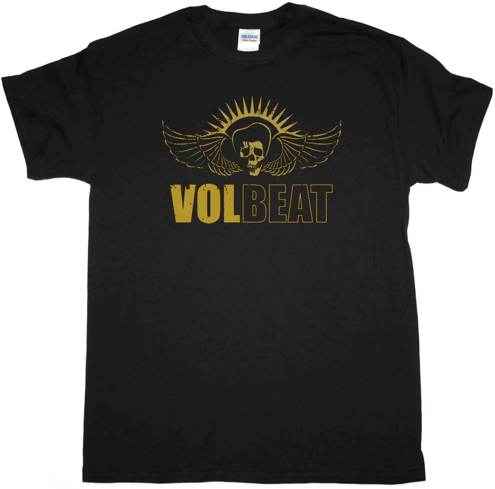 VOLBEAT LOGO HEAVY METAL Stone Sour TRIVIUM DANKO JONES Новая Черная футболка с принтом в подарок стиле