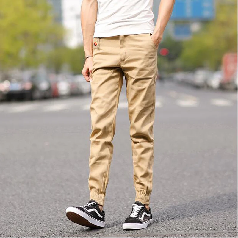 

2019 Hot Top Quality New Brand Mens Print Beam Foot pants Sport Joggers pencil pants Men Hip Hop Outdoor Sweatpants