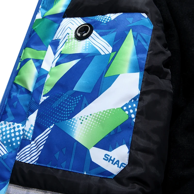 Зимний Лыжный Куртки Для мужчин открытый Термальность ветрозащитный