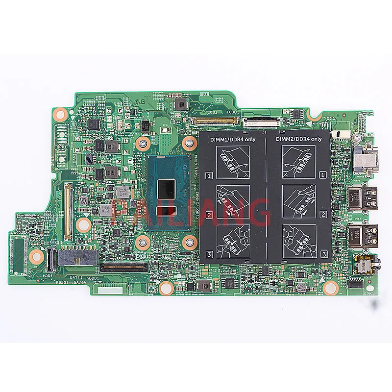 Материнская плата PAILIANG для ноутбука DELL Inspiron 5368 5568 материнская 4405U 0C1HX7 tesed