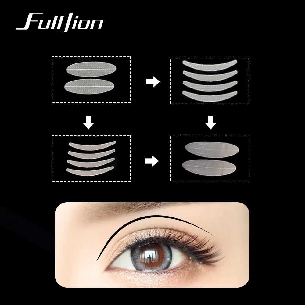 Fulljion 600 шт. S/L Косметическая полоса для век большое украшение глаз невидимый