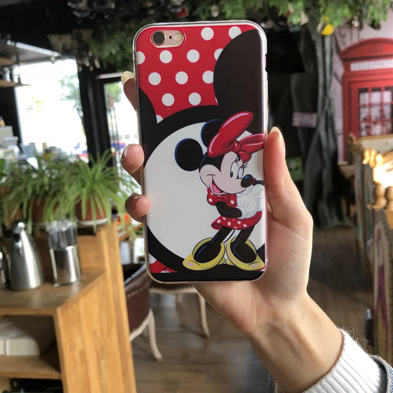 Милый чехол с рисунком для Iphone 6 s мягкий силиконовый телефона 7 8 X 5 S SE Plus |