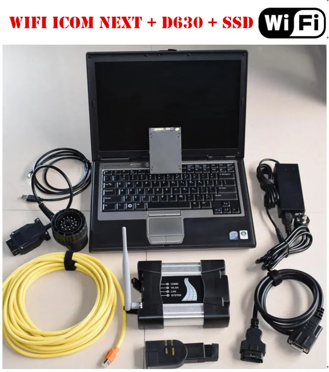 

2023 FOR BMW ICOM NEXT WIFI DIAGNOSITC PROGRAMMING TOOL Software Installed Ssd 960GB WITH Laptop d630 4gb READY TO USE