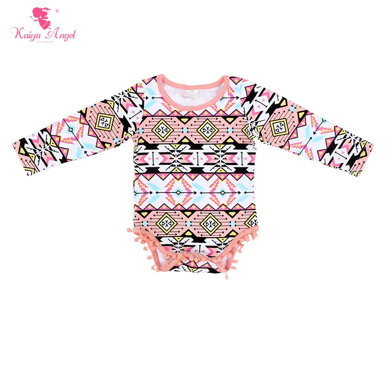 

2017 Kaiya Angel Hot Newborn Girl Boy Kids Bodysuit Pink Cotton Baby Clothing Wholesale 5pcs/lot Baby Body Suit Long Sleeve