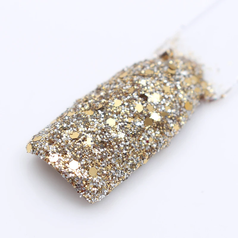 BORN PRETTY Holo Блестки для лазерного маникюра золотые серебряные блестящие цветные