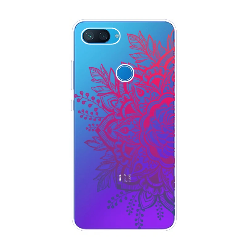 Чехол для Xiaomi mi 8 Lite 6 26 дюймов чехол мягкая задняя крышка из ТПУ телефона