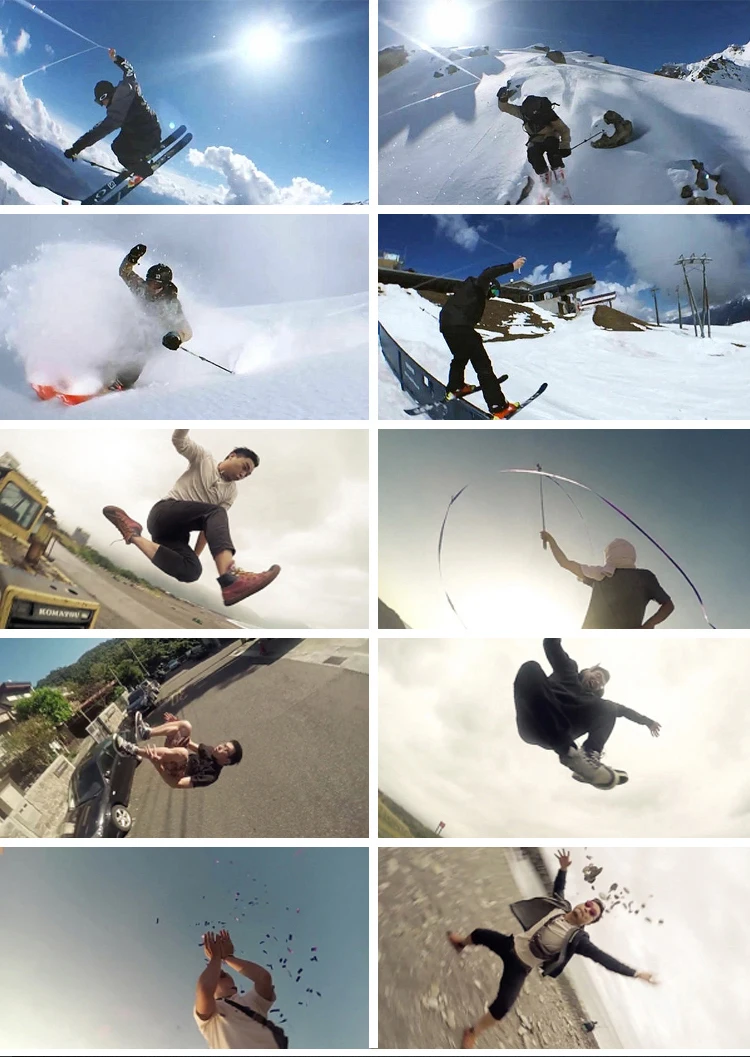 Для Gopro центрифон цилиндрический эффект времени камера установка селфи 360 градусов для Gopro Hero 8 7 6 5 4 eken YI Sjam Спортивная Экшн-камера