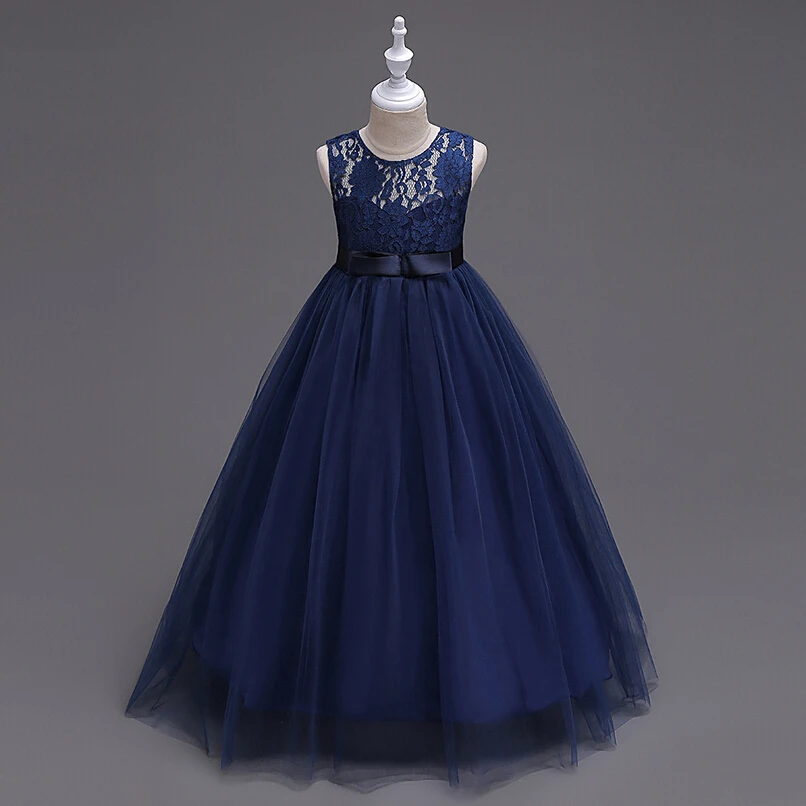 4-14Y hot 2017 High Quality Communion Dresses For Girl Tulle Lace Infant Toddler Kid Pageant Flower Dress for Wedding free | Детская