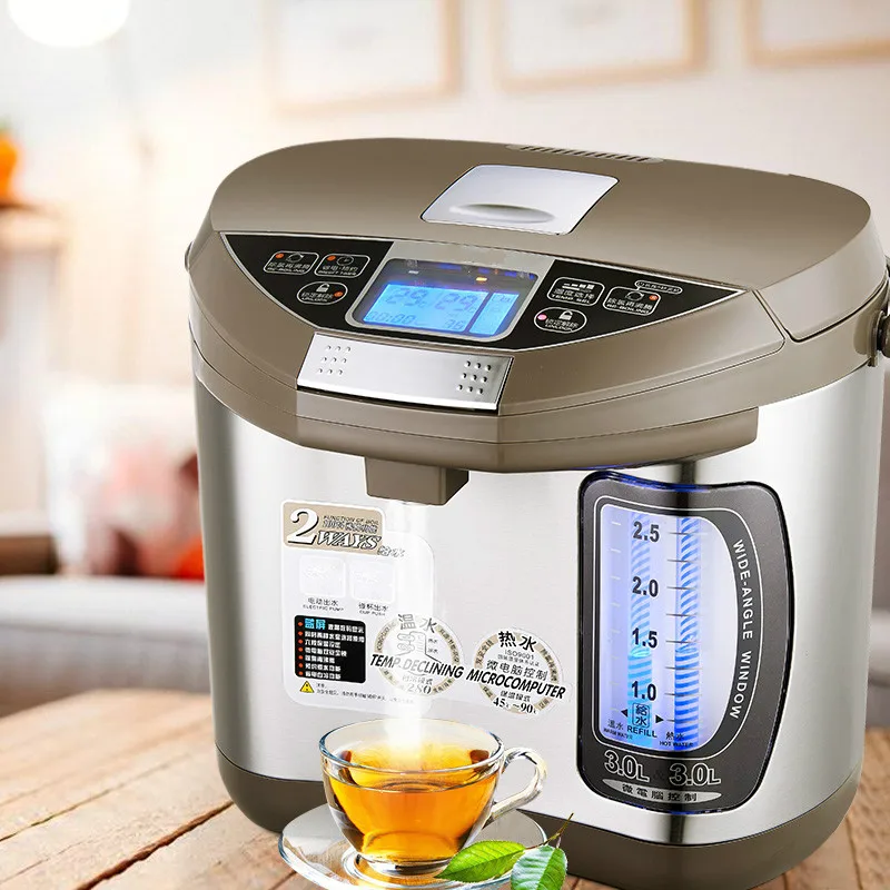 Электрический чайник термо бутылка для воды двойная температура 304 нержавеющая