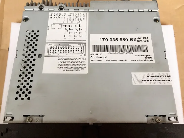 VW RNS 510 SAT NAV DVD MP3 SD блок 1T0035680 1T0 035 680 натуральная RNS510 ЖК дисплей|lcd lcd|lcd mp3lcd vw |