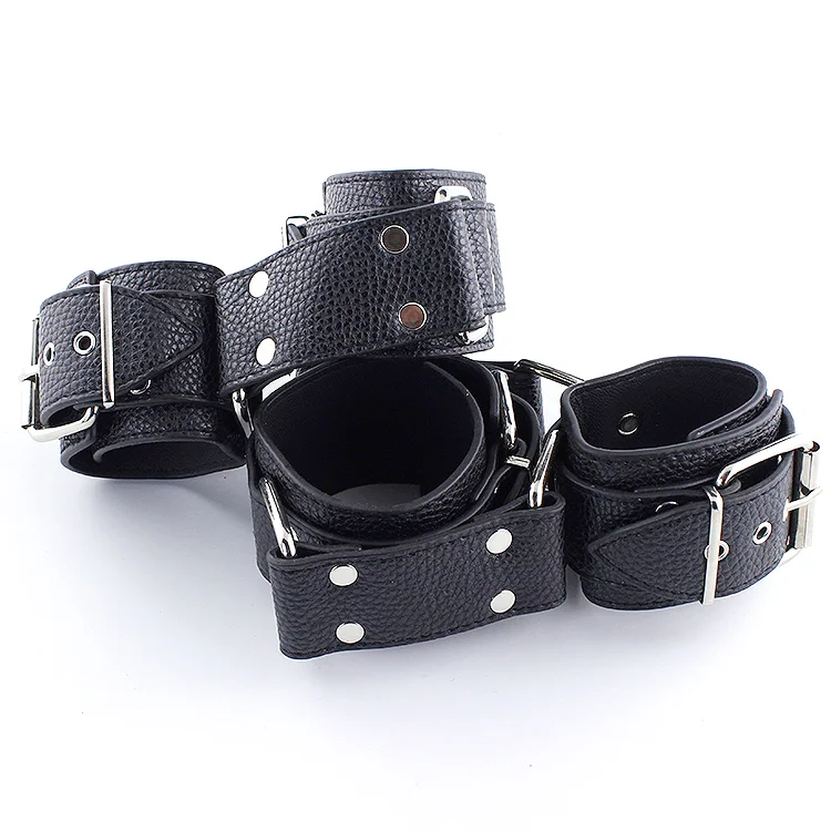 SODANDY наручники лодыжки оковы кожаные ограничители ног Связывание тела костюм раб