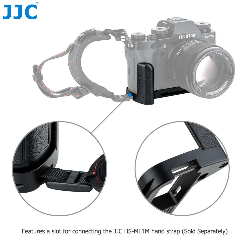 JJC Камера Quick Release Plate L кронштейн держатель рукоятка для ЖК-дисплея с подсветкой Fujifilm X-T3 X-T2 XT2 XT3 Камера s заменяет Fuji MHG-XT3 MHG-XT2