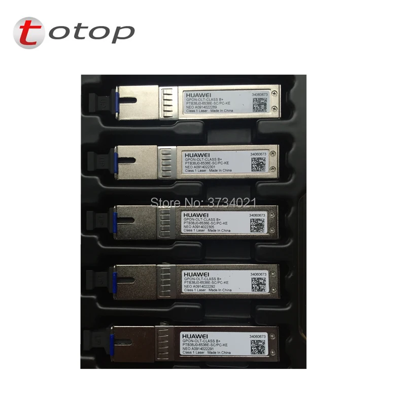 Оригинальный Новый HUA WEI GPON OLT класс B + SFP модули PTB38J0-653E-SC/PC для GPBD GPFD карты |