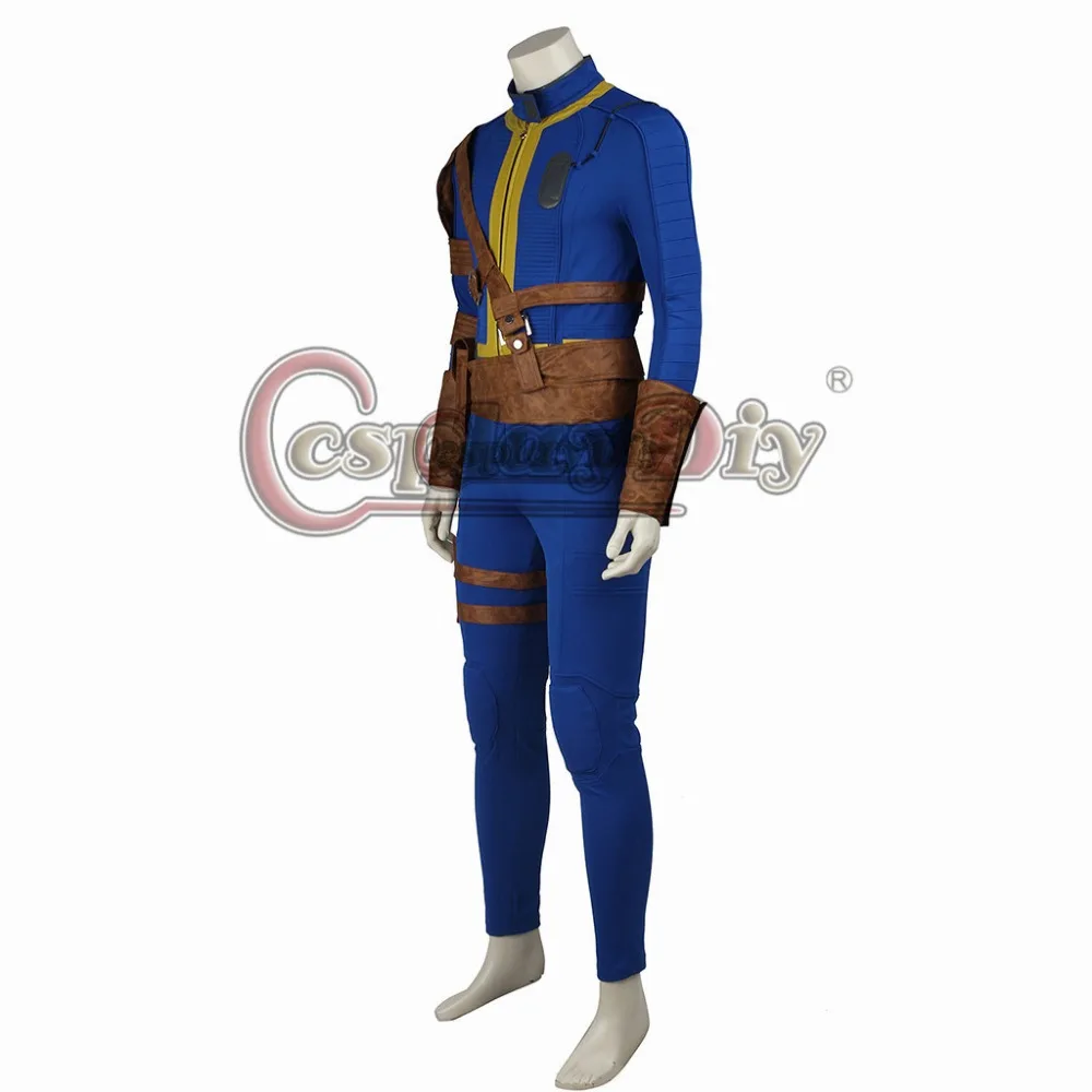 Cosplaydiy Game Fallout 4 Male Sole Survivor Nate Cosplay Costume Adult Men Halloween Carnival Outfit Custom Made