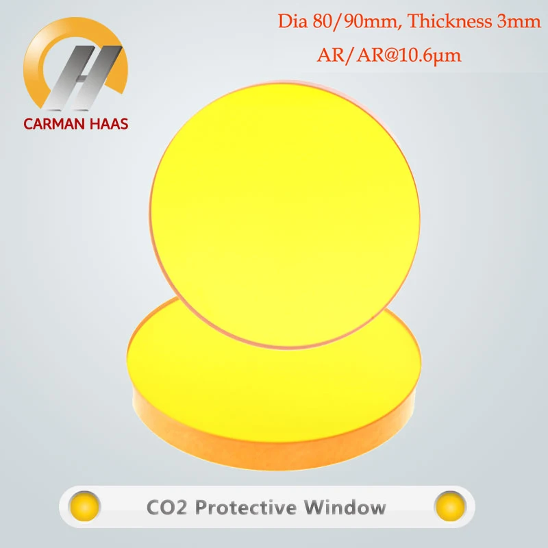 Carmanhaas CO2 ZnSe лазерная защита окна защитное стекло диаметр 80 мм 90 толщина 3 мм|Линзы|
