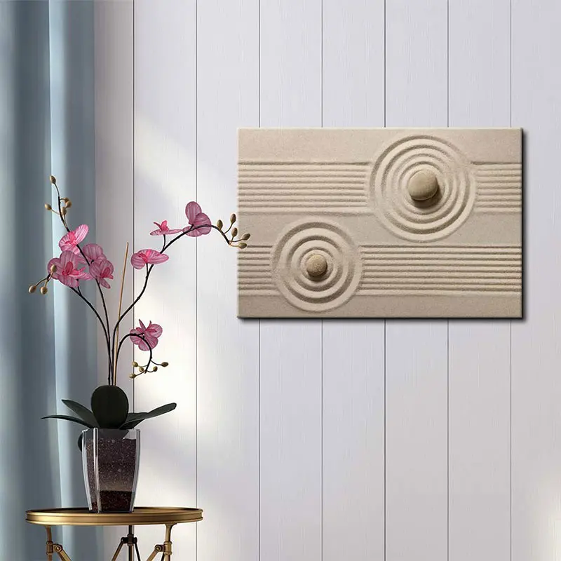 Картина на холсте JHLJIAJUN &quotКамень и волны&quot скандинавский стиль