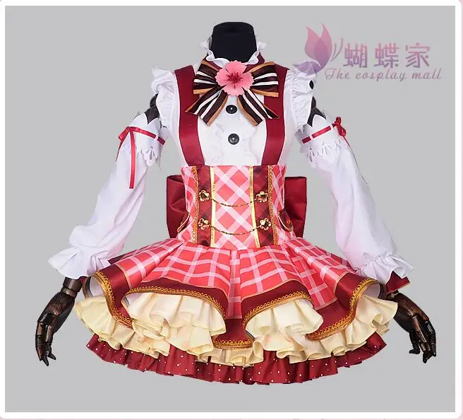 Аниме Love Live! Yazawa Нико Косплей букет цветов Пробуждение серия платье Костюм для
