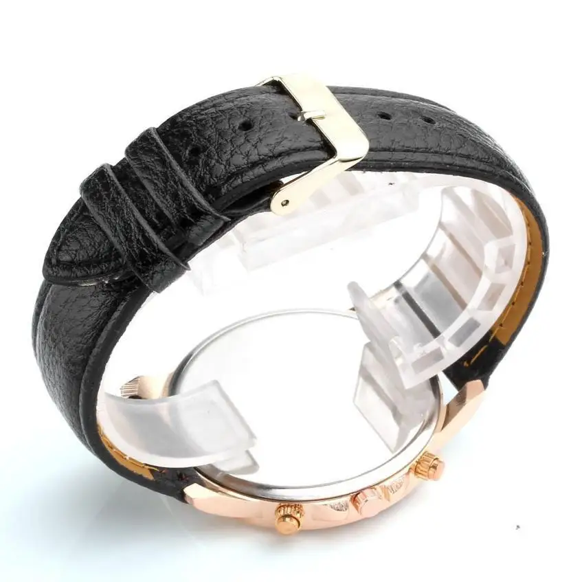 Women Fashion Clock Female Watches Geneva Roman Numerals Faux Leather 2019 Analog Quartz Wrist Watch relogio feminino | Наручные часы