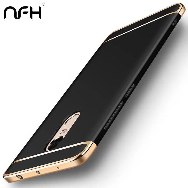 NFH Luxury Hard Back Electroplate Shockproof Cases For Xiaomi Redmi 5A 5 Plus Case Full Cover On Note 16GB 32GB |