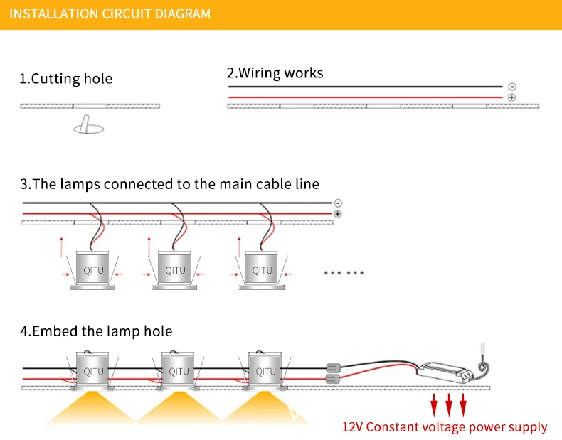 Ультра-тонкий пятно светодиодный встраиваемые маленький LED-светильник downlight 12V кухня в помещении гостиной шкаф встроенный мини-прожектор