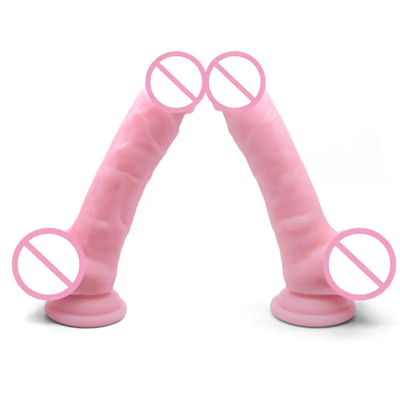 DLX жидкий силиконовый светящийся фаллоимитатор игрушки для интима женщин член