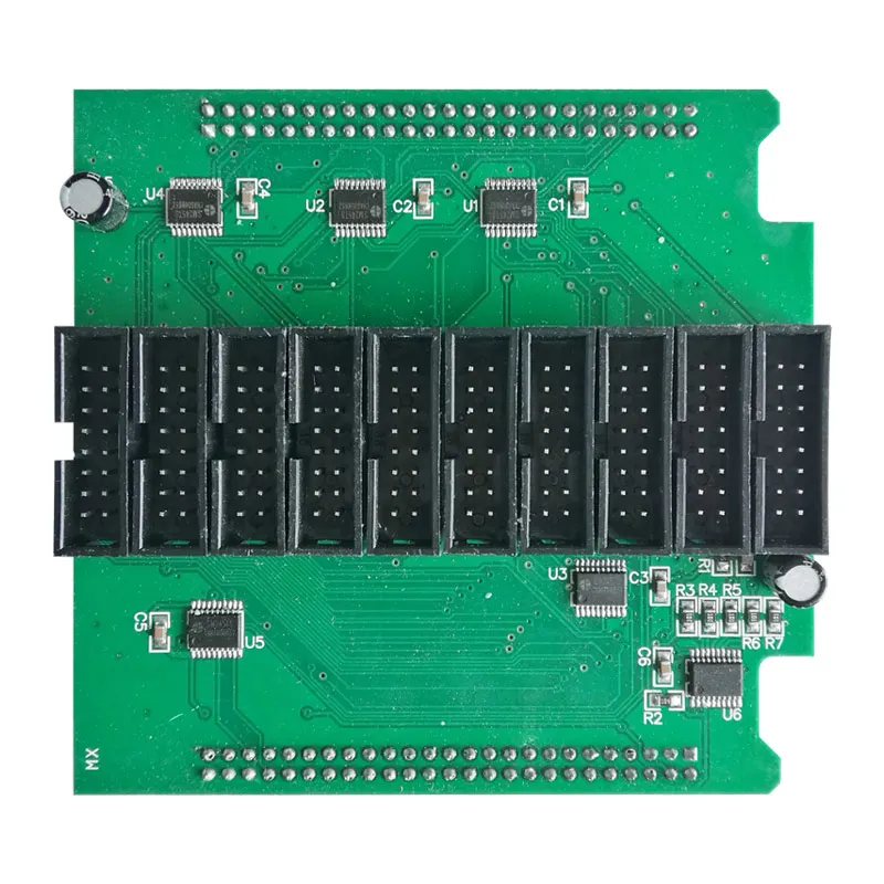 Плата адаптера Hub75E с полноцветным светодиодным дисплеем поддержка сканирования