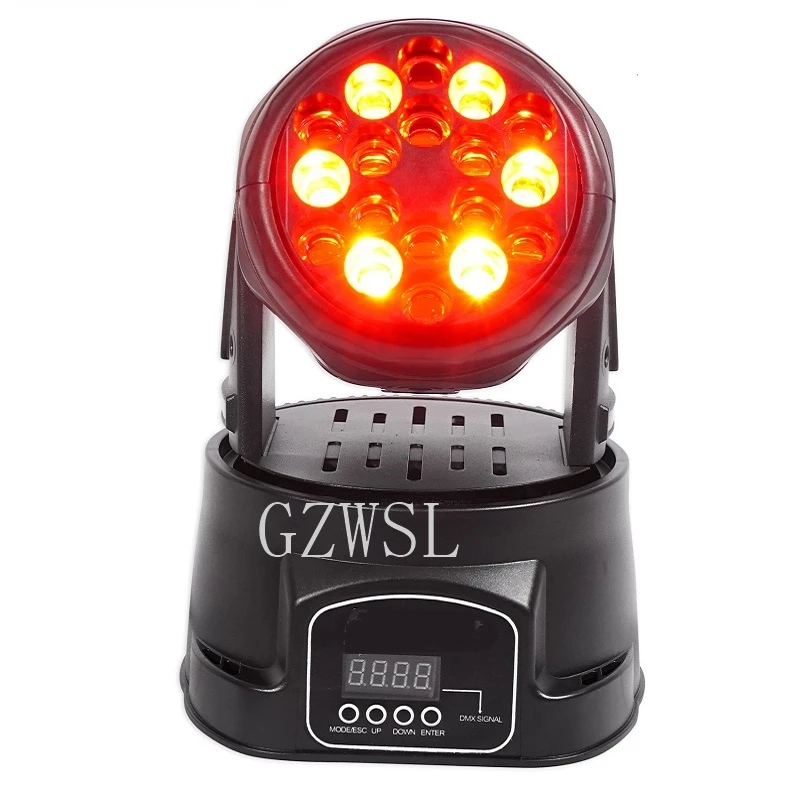 DMX 512 маленький 18*3 Вт RGB светодиодный Moving Head мыть для клуба диско/концерта | Лампы и