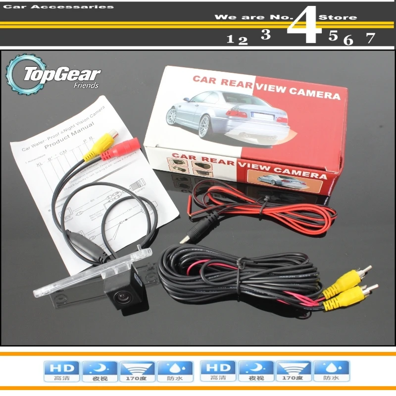 Водонепроницаемая камера заднего вида для TOYOTA Hiace H200 Commuter с высоким задним ходом