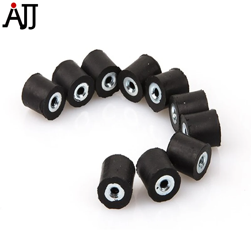 10pcs/lot DD M3 Vibration Bobbins 10x10mm Silicone Based Female for RC Multi-rotor Shock Absorber DD10M3 | Игрушки и хобби