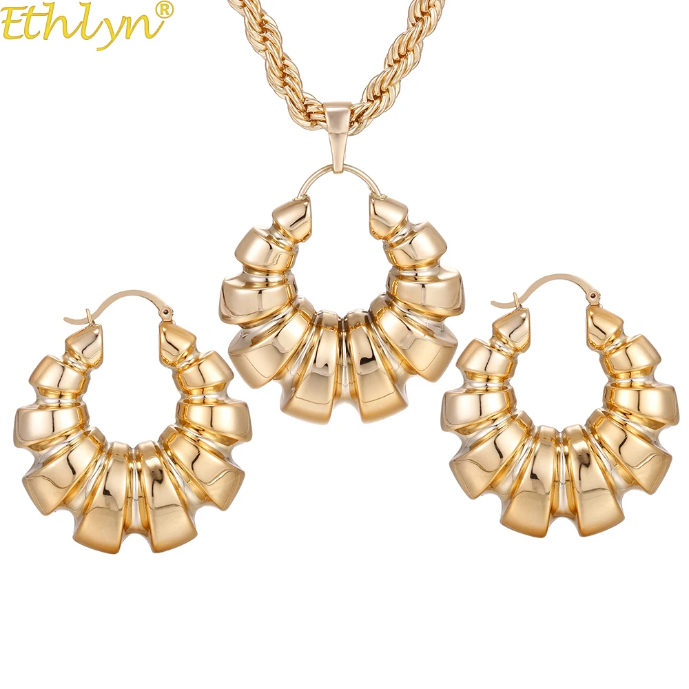 Комплект украшений Ethlyn золотого цвета для женщин ювелирные украшения в