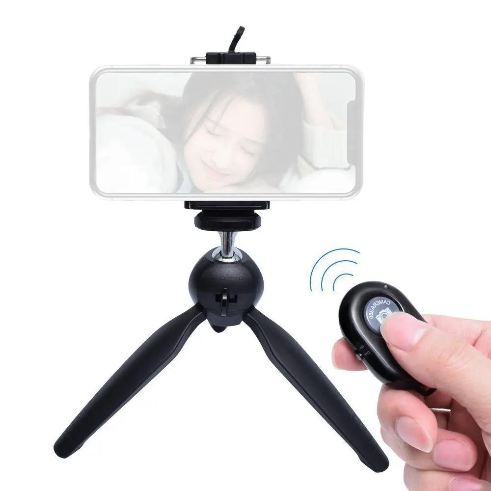 Fotoconic Yunteng 228 мини штатив стойка для селфи камеры/телефона/GoPro + держатель телефона
