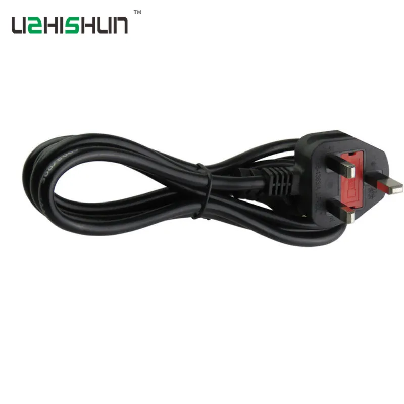 AC Мощность Шнур кабель с Великобританией PC разъем зарядного устройства и ноутбук