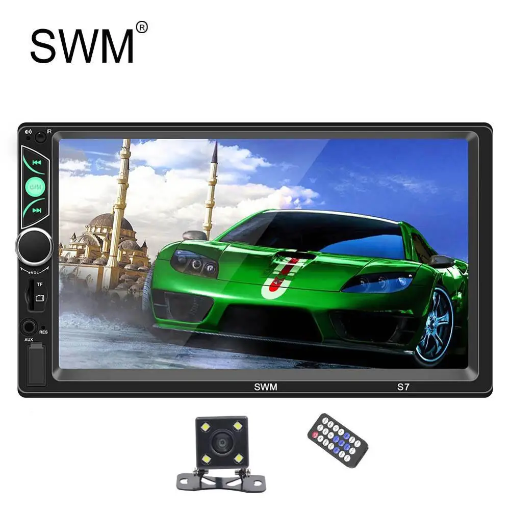 Car Radio with Cam 1 Радио 2 Din Coche автомобильное радио MP5 плеер 2din стерео двойные системы Mirrorlink авто стерео радио Bluetooth Авторадио - Цвет: Car Radio with Cam 1