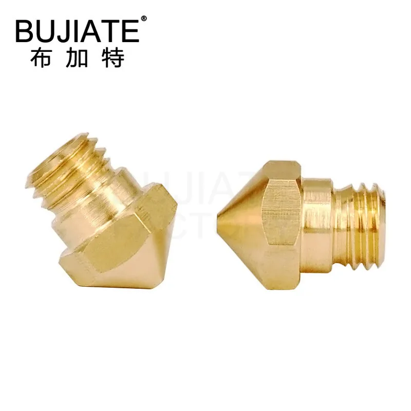 5pcs/lot MK10 Nozzle 0.2mm 0.3mm 0.4mm 0.6mm 0.8mm Copper M7 Threaded Part For Extrusion 3D Printers Parts 1.75mm Filament Brass |